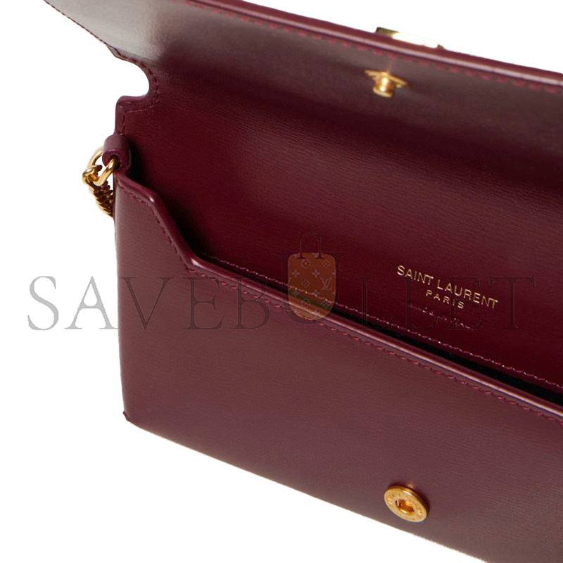 Y*L cassandre phone holder in smooth leather 635095 (18*11*2.5cm)